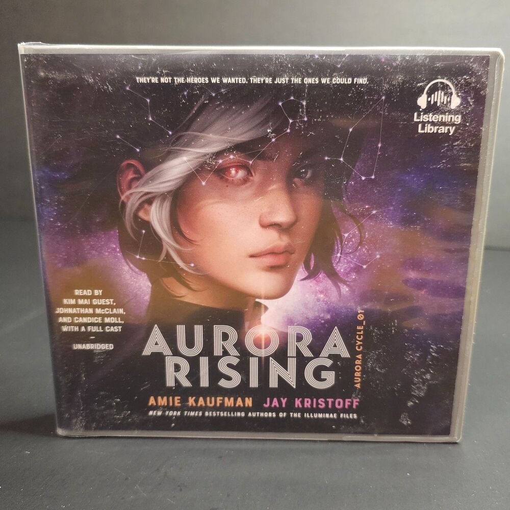 Aurora Rising Sci Fi Novel Amie Kaufman Jay Kristoff CD Audiobook 2019